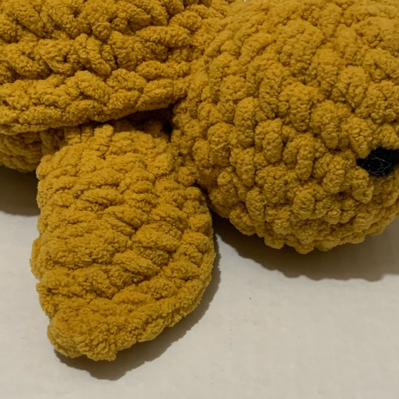 Sea Turtle Crocheted Stuffed Sea Turtle Handmade - Picture 3 of 15